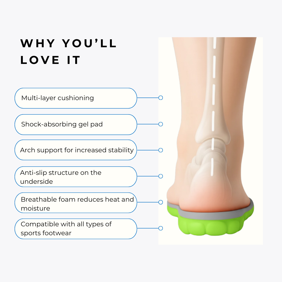 ProShock™ High-Performance Padel Insoles